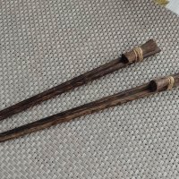 комплект оригинални бамбукови пръчки за китайска кухня, снимка 1 - Прибори за хранене, готвене и сервиране - 40503194