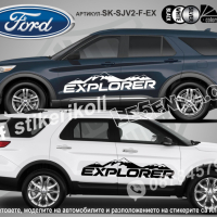 Ford RANGER стикери надписи лепенки фолио SK-SJV2-F-RAN, снимка 7 - Аксесоари и консумативи - 44509913