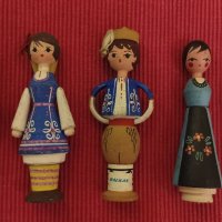 Дървени мускалчета, кукли подаръци от БГА Балкан. , снимка 2 - Колекции - 42087629