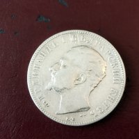 Стара сребърна монета от 1894 год., снимка 2 - Нумизматика и бонистика - 43802903