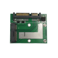 ANIMABG Преобразувател PCIe mSATA към SATA 2.5 хард диск HDD, SSD, PC компютър, лаптоп, Laptop, , снимка 1 - Друга електроника - 44680292