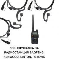 3 БРОЯ СЛУШАЛКИ ЗА РАДИОСТАНЦИЯ, снимка 1 - Оборудване и аксесоари за оръжия - 36131185