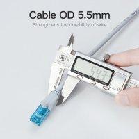 Vention Кабел LAN UTP Cat5e Patch Cable - 0.75M Blue - VAP-A10-S075, снимка 7 - Кабели и адаптери - 44217166