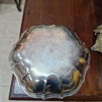 Антикварна американска посребрена купа фруктиера  Oneida, снимка 4 - Антикварни и старинни предмети - 39409347