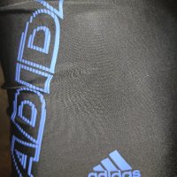 Adidas M, L- Оригинални плувки, бански в черно със сини надписи , снимка 3 - Спортни дрехи, екипи - 40763378