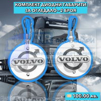 2 Броя Диодни габарити за Огледало за камион Volvo Волво, снимка 1 - Аксесоари и консумативи - 36382452