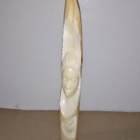 Слонова кост , Африка скулптура, снимка 5 - Антикварни и старинни предмети - 41382188