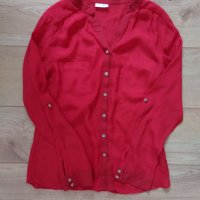 Разкошна червена риза , снимка 1 - Ризи - 41632791