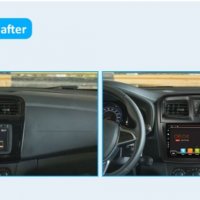 RENAULT LOGAN SANDERO 2012-2019 - 9'' Навигация Android, снимка 2 - Навигация за кола - 33784692