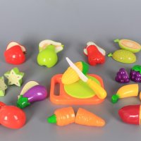 ✨Детски комплект кошница с плодове и зеленчуци за рязане, снимка 2 - Други - 41803632