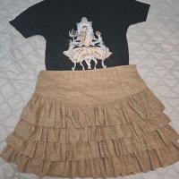  Дамски Комплект тениска и пола , снимка 1 - Комплекти - 41734723