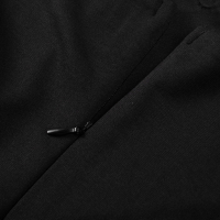 Дълъг дамски гащеризон в черно с ефектни крачоли с цепки, снимка 14 - Гащеризони - 44510132