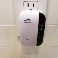 300Mbps WiFi Repeater -Повторител, снимка 1 - Рутери - 41022276