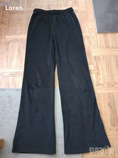 🍓 Destination 🍓Черен дълъг панталон плюш, снимка 1