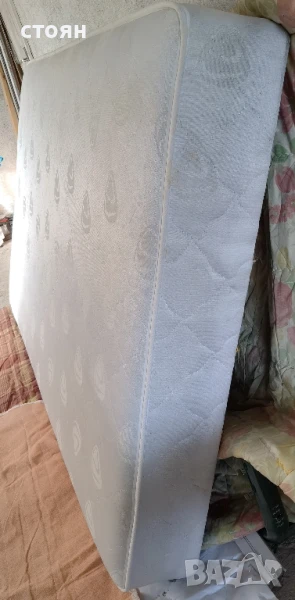 Продавам матрак 120/190см с фиксирана дървена подматрачна рамка, снимка 1