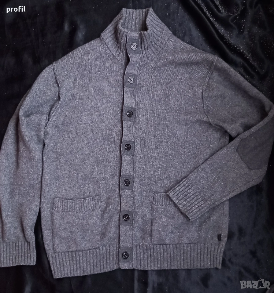 Gant XXL жилетка с вълна и алпака, снимка 1