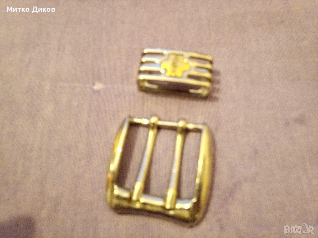 Катарама за колан с метална халка маркова на Надолу нова с две дупки, снимка 1