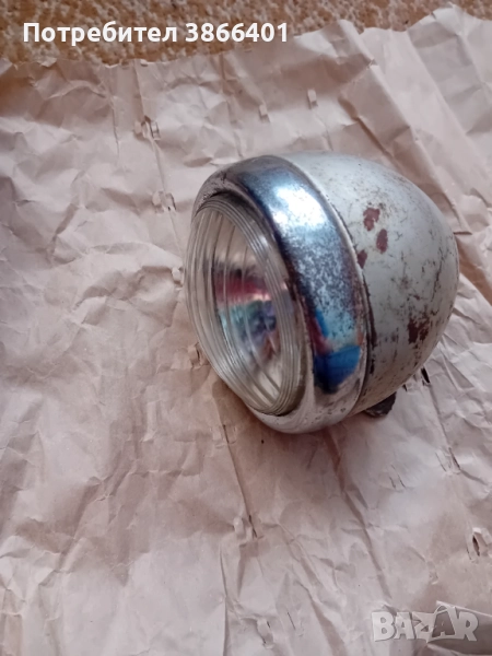 Ретро руски  фар за велосипед, снимка 1