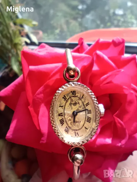 Оригинален античен ръчен руски механичен часовник - гривна "Чайка", снимка 1