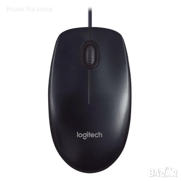 Жична оптична мишка LOGITECH M90, снимка 1