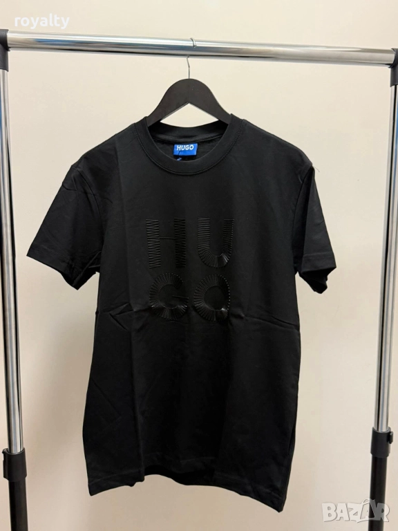 Hugo Boss Черна Мъжка Тениска , снимка 1