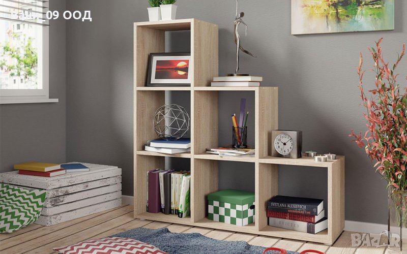 Стълбовидна етажерка с 6 разделения, снимка 1