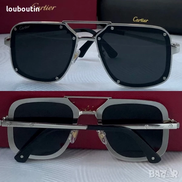 Cartier мъжки слънчеви очила 2 цвята, снимка 1