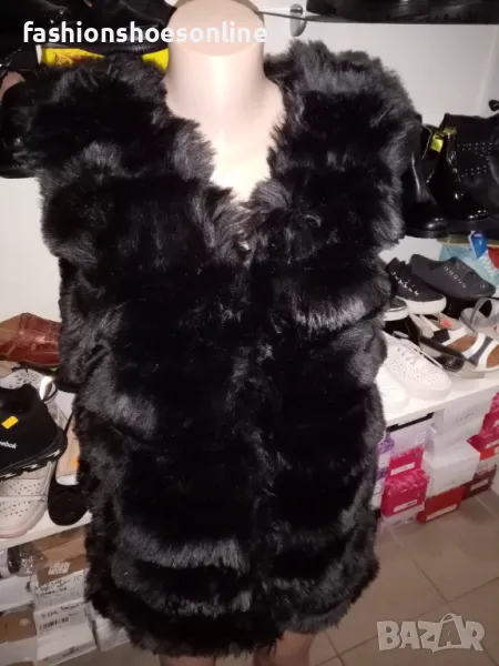 Дамски елек с пух. , снимка 1