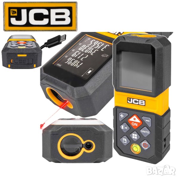 Акумулаторна Лазерна Ролетка JCB 80 метра LDM-80

, снимка 1