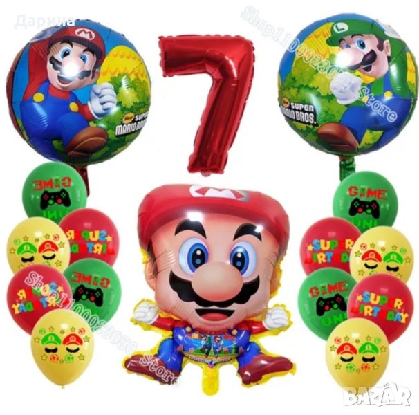 Парти сет Супер Марио, снимка 1