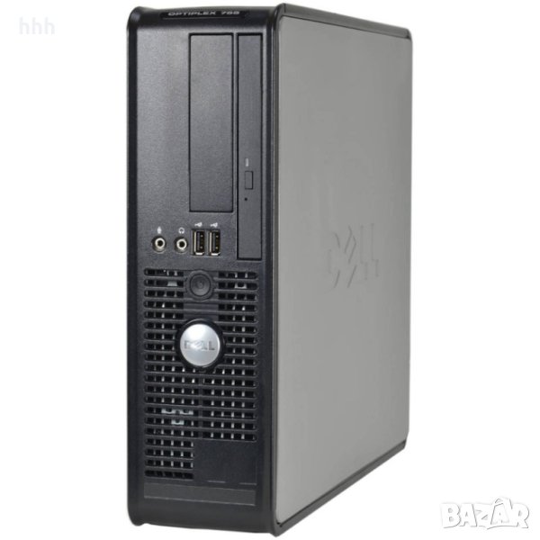 Двуядрен Dell Optiplex 780 / Core2 Duo E8400 / 2 x 3.00 GHz / 6MB L2 / 4 gb ddr3 / 256 ssd / HD4350 , снимка 1