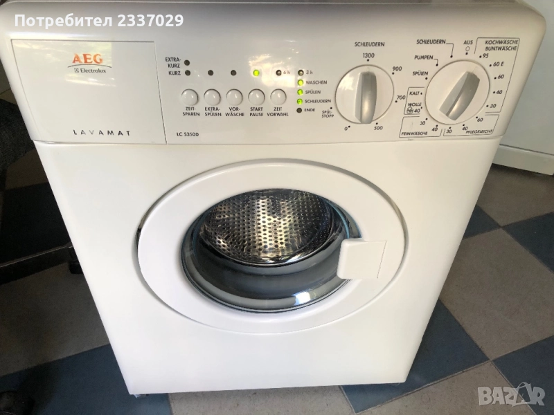 Пералня:АЕГ-бейби-3кг,отл.старт,обслужена-1год гаранция,клас:А+++\още много екстри,нов модел, снимка 1