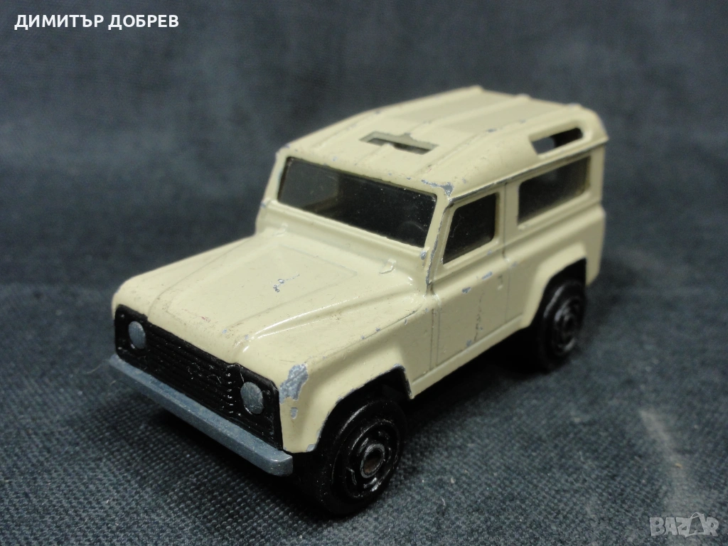 СТАРА РЕТРО МЕТАЛНА КОЛИЧКА LAND ROVER MAJORETTE FRANCE, снимка 1