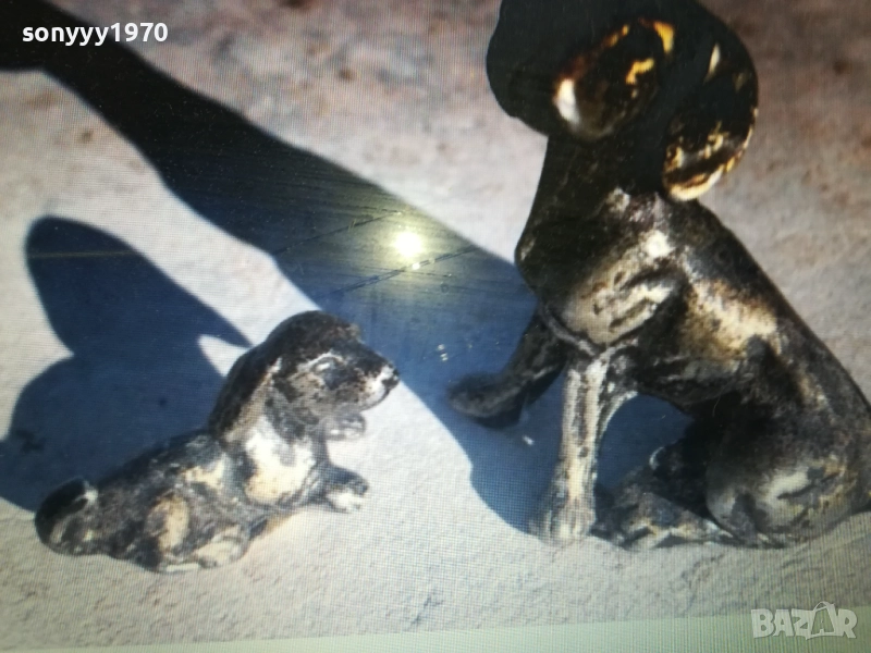 КУЧЕНЦА 2БР МЕТАЛНИ ФИГУРКИ 0609251848, снимка 1