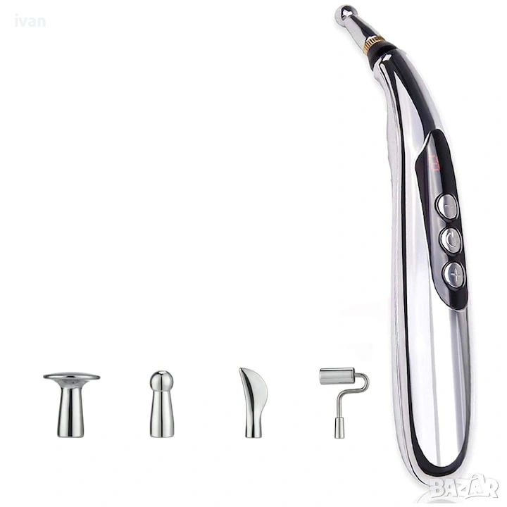 Електрически Масажор за акупунктура , Облекчаване на болката с 9 нива, 4 глави,, снимка 1