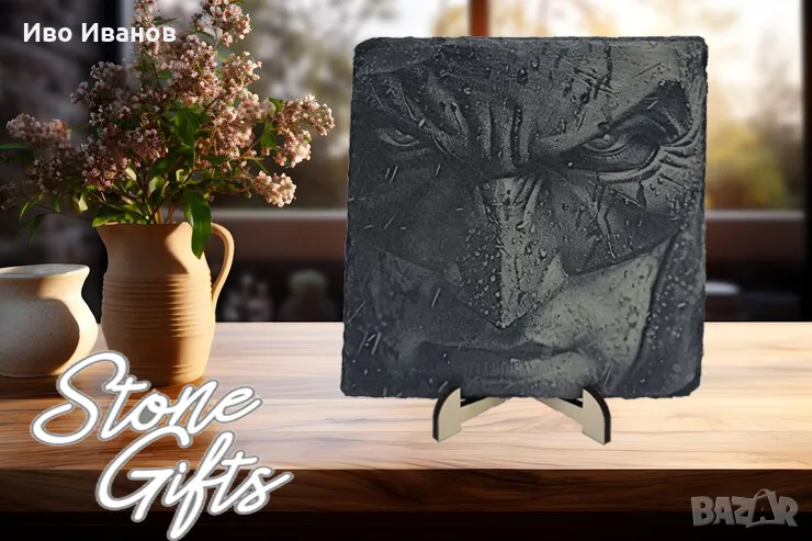 Гравирана гранитена плочка Batman, снимка 1