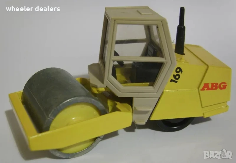Метална количка Валяк Road Roller ABG Siku мащаб 1:55, снимка 1