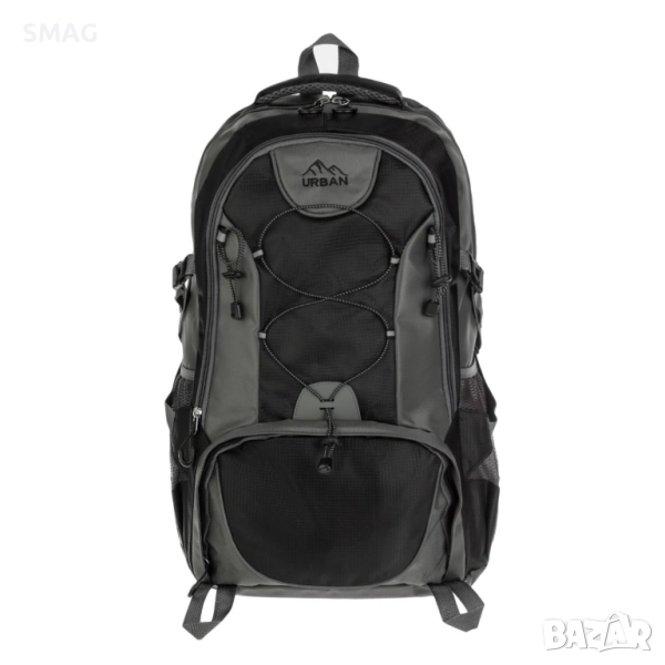 Пътна раница 40L черна и сива_1234588, снимка 1
