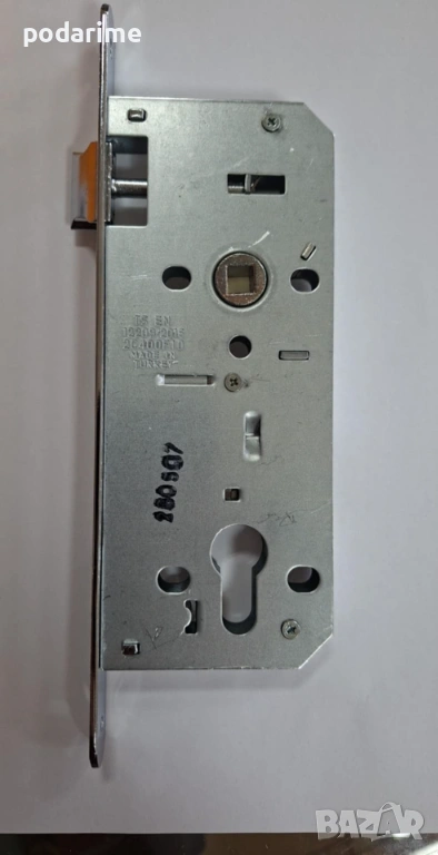 Брава Кале/Kale 252 RP 85/45 мм, език, тясна челна планка, снимка 1