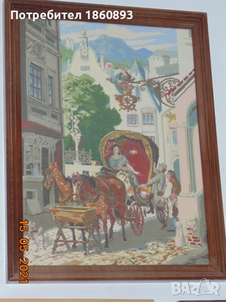 Сватбеното пътешествие гоблен, снимка 1