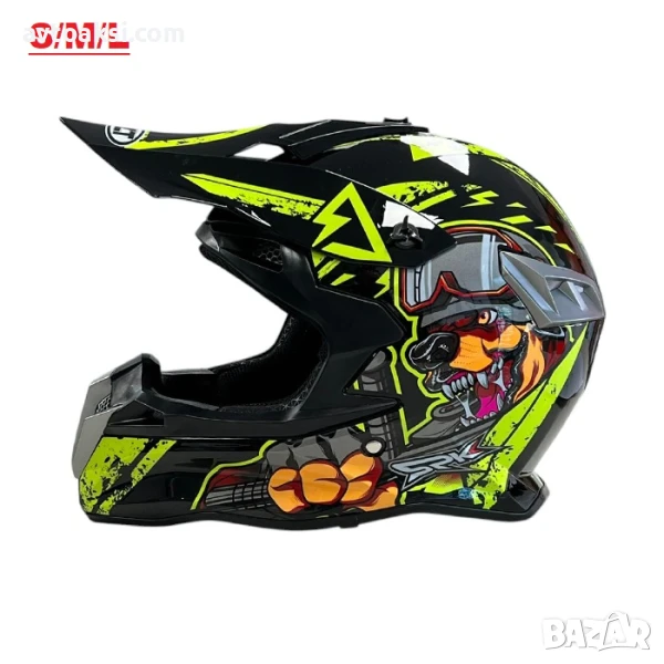 Каска Крос Мотор/Скутер/Бъги/Вело/АТВ -721334, снимка 1