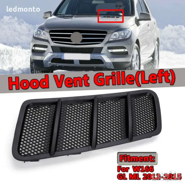 Странични капаци за въздуховоди на капака за Mercedes  W166 ML GL monto.bg, снимка 1