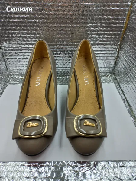 Нови дамски обувки на платформа, изкуствена кожа, 36 номер, снимка 1