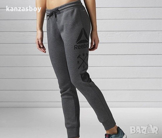Reebok Quick Cotton Graphic - страхотно дамско долнище КАТО НОВО, снимка 1