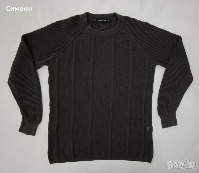 G-STAR RAW оригинален пуловер S памучен Suzaki Moto R Knit, снимка 1