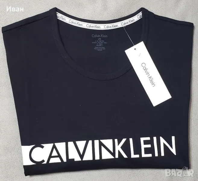 Нови оригинални фланелки CALVIN KLEIN - 100% памук - L, снимка 1
