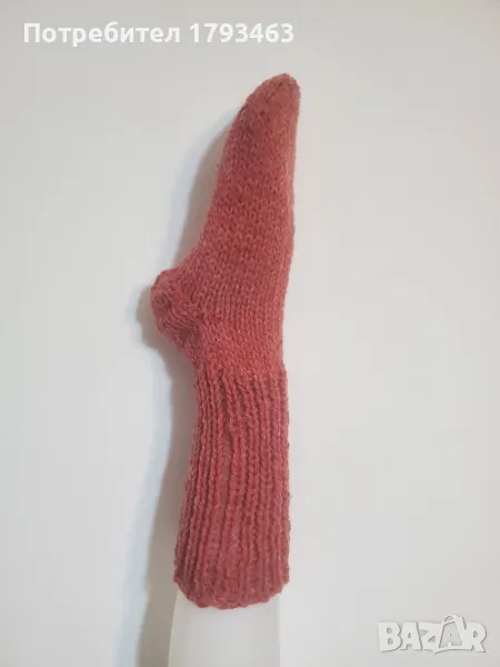 Ръчно плетени дамски чорапи от вълна размер 38, снимка 1