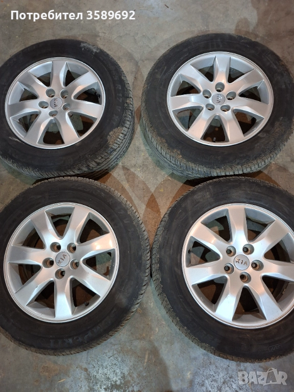 Летни гуми 225/65/17  с алуминиеви джанти, снимка 1