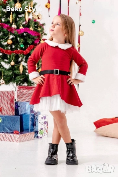 Детска Коледна Рокля, снимка 1