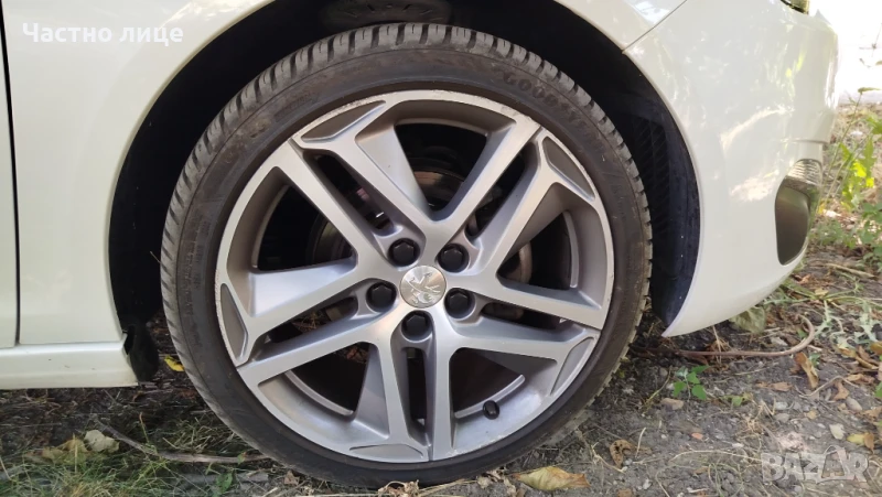 Гуми с джанти пежо 18ки, снимка 1